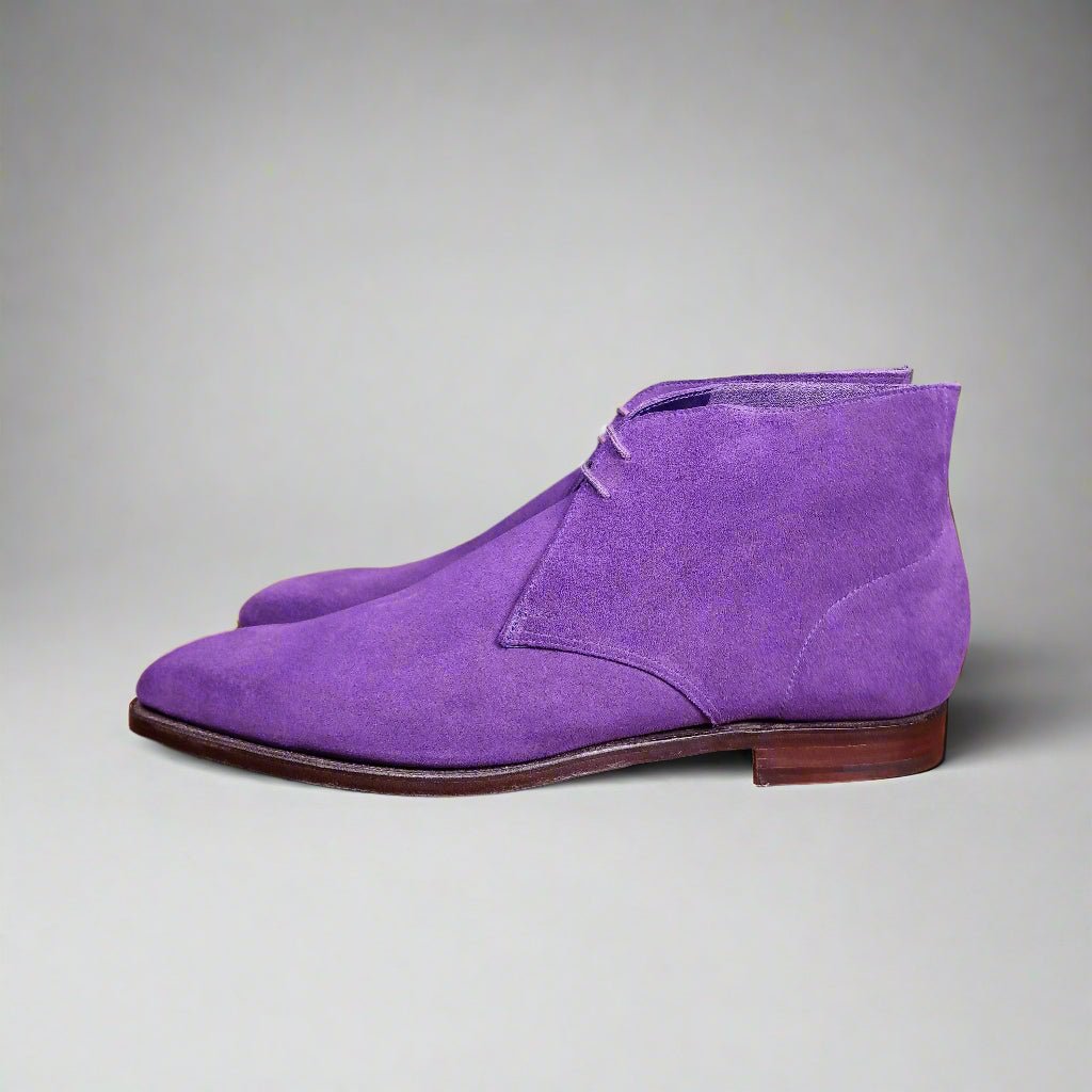 Milton Purple Suede (9.5E) Crockett & Jones - Hammargruppen