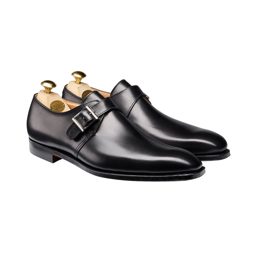 Monkton Monk Strap, Black Calf, Crockett & Jones - Hammargruppen