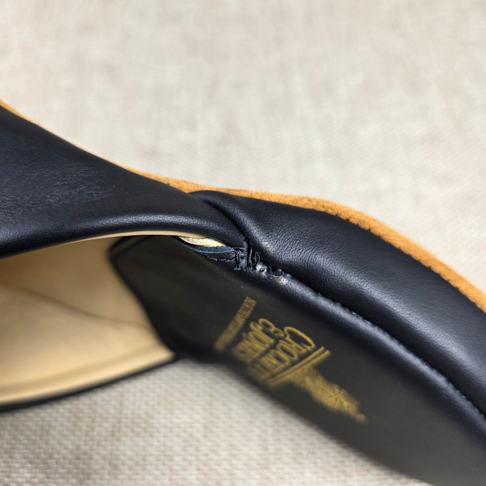 Mule Slipper Black Calf (8 & 9) Crockett & Jones - Hammargruppen