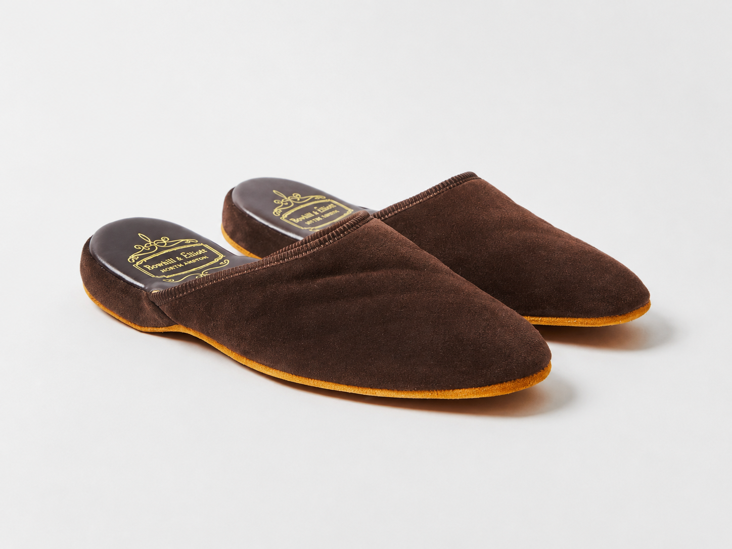 Mule Slipper Navy Suede, Bowhill & Elliott