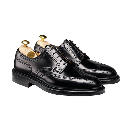 Pembroke Derby, Black Cavalry Calf ‘Dainite’ Crockett & Jones - Hammargruppen