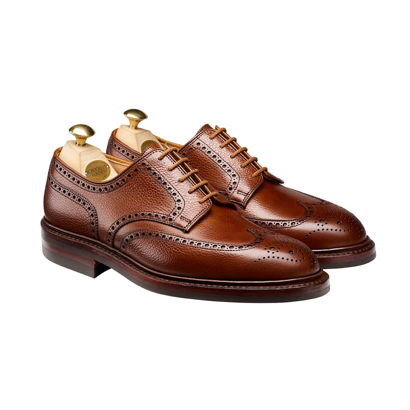 おしゅう　セカンド品　CROCKETT＆JONES　PEMBROKE Crockett & Jones Pembroke – Men's Derby Shoes in Scotch Grain