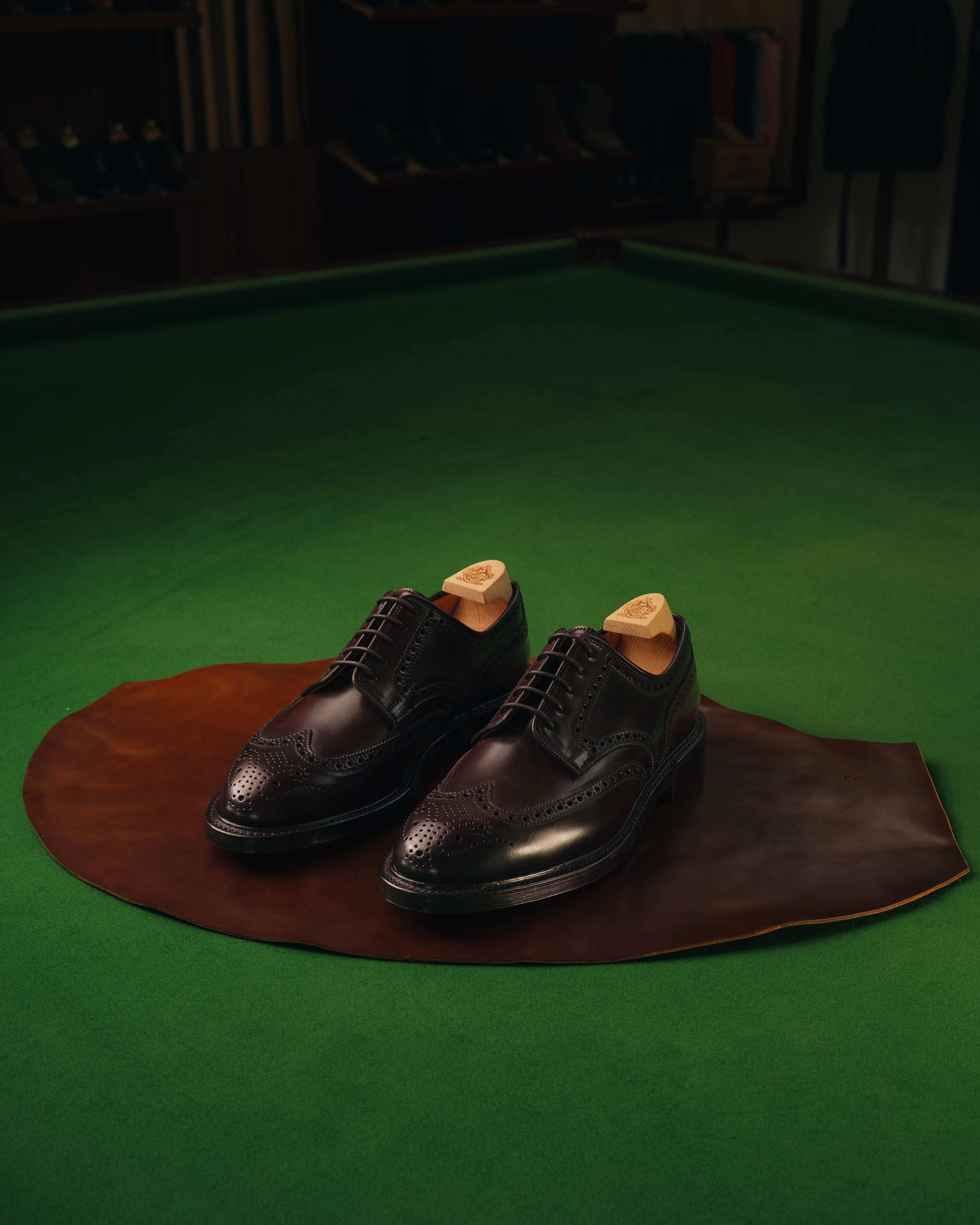 Pembroke Derby Burgundy, Shell Cordovan, Crockett & Jones