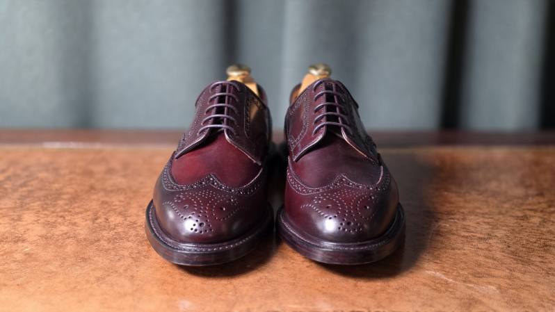 Pembroke Derby Burgundy Cordovan, Crockett & Jones