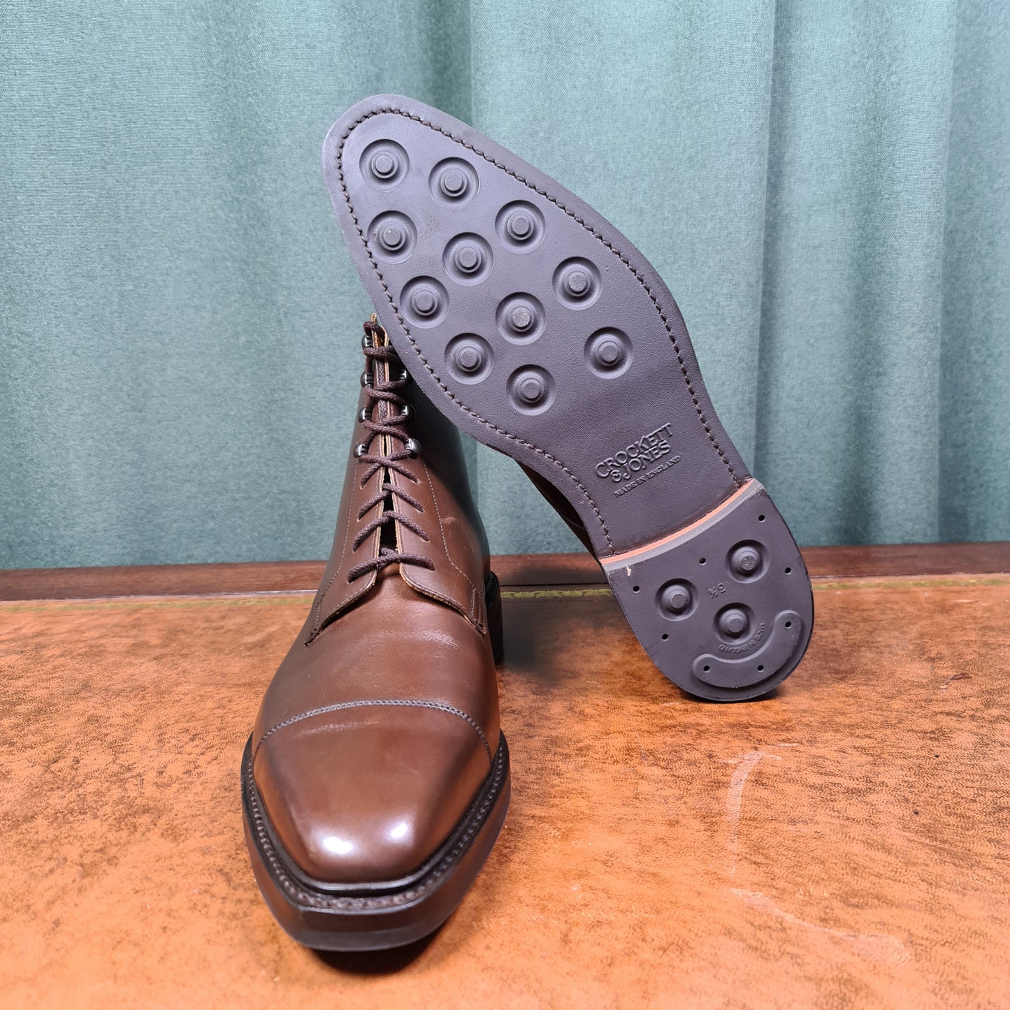 Northcote Dark Brown Wax Calf ‘Dainite’ (9E) Crockett & Jones