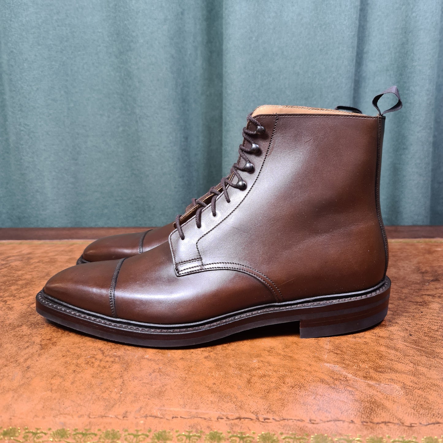 Northcote Dark Brown Wax Calf ‘Dainite’ (9E) Crockett & Jones