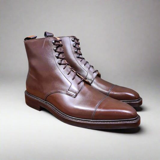 Northcote Dark Brown Wax Calf ‘Dainite’ (9E) Crockett & Jones