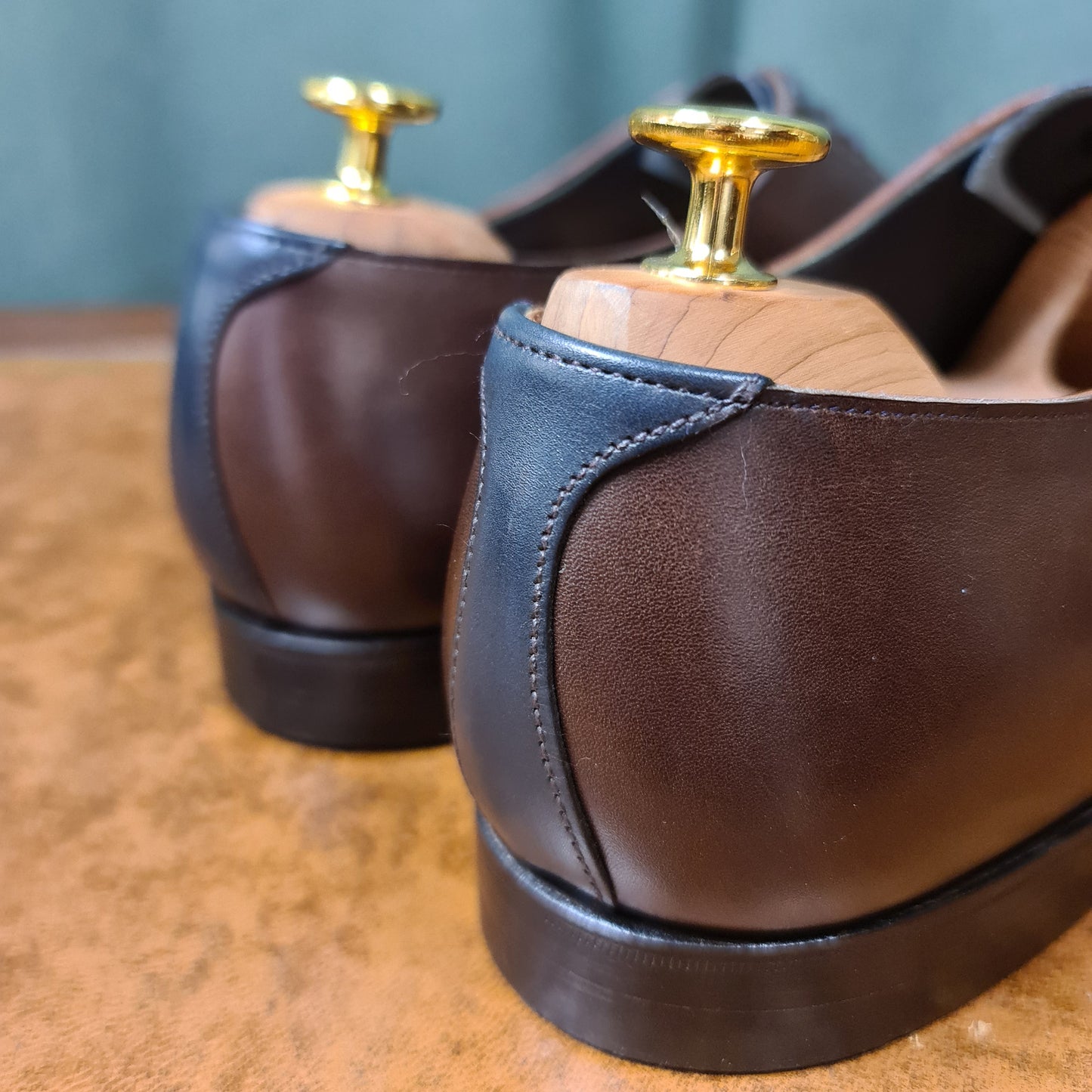 Wadhurst Dark Brown & Navy Calf (8,5E) Crockett & Jones