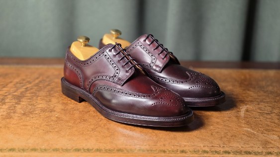 Pembroke Derby Burgundy Cordovan, Crockett & Jones