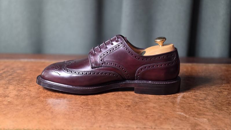 Pembroke Derby Burgundy Cordovan, Crockett & Jones
