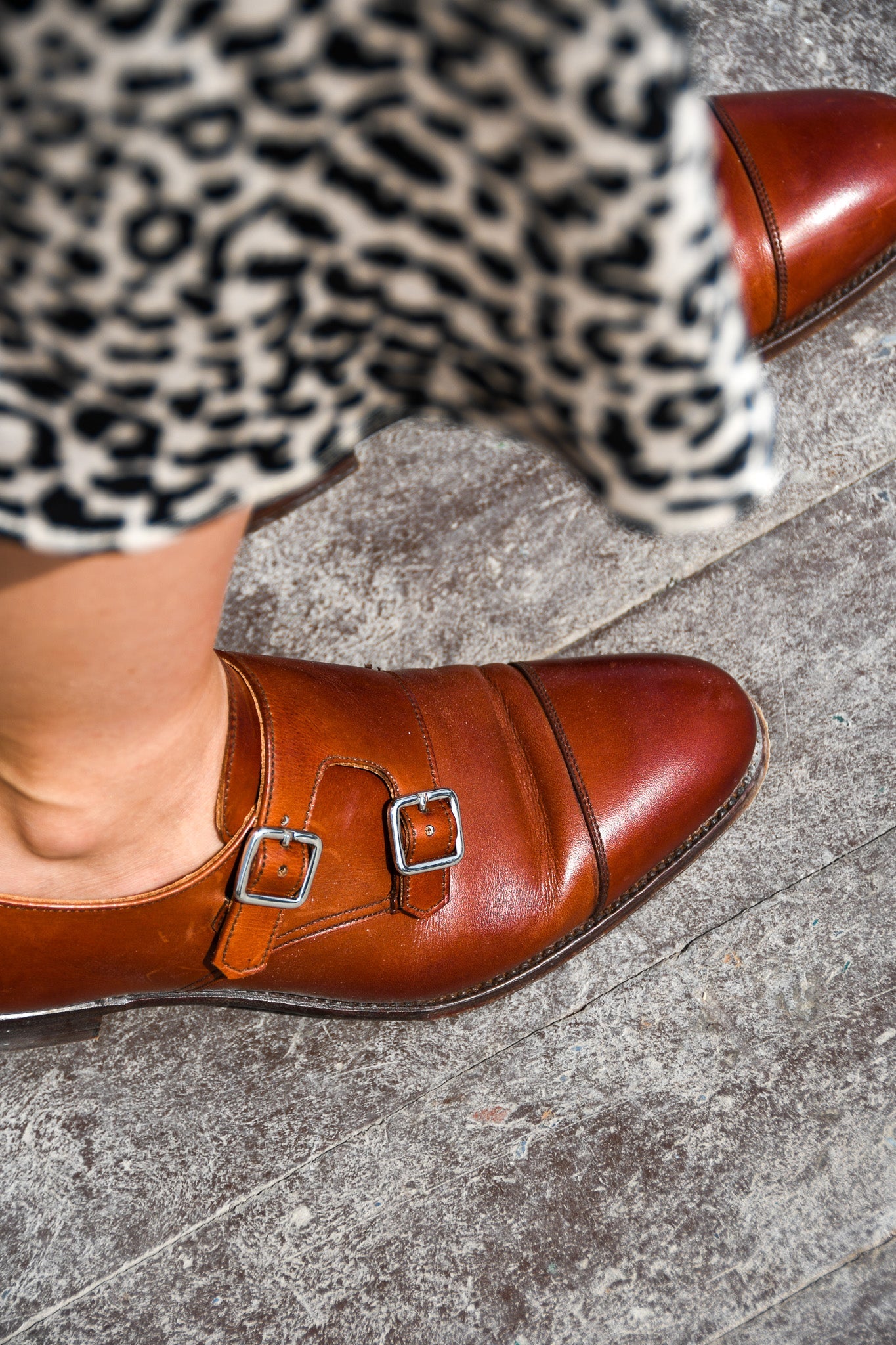 Ruby Monk Strap, Chestnut Burnished Calf, Crockett & Jones - Hammargruppen