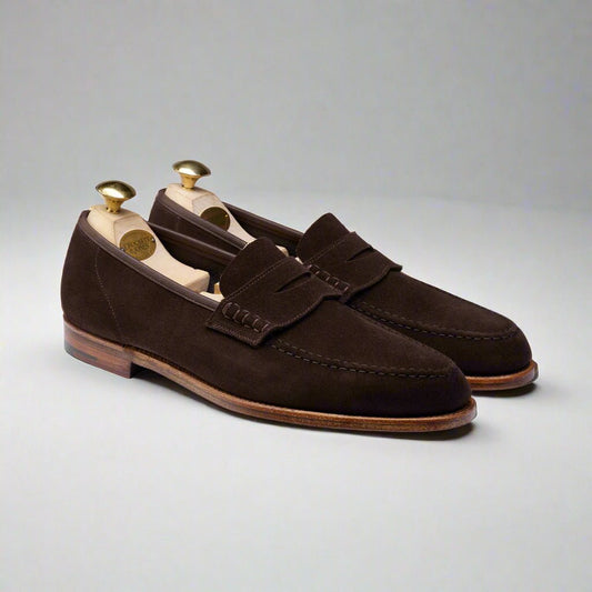 Seaton Dark Oak Suede 'Superflex' Crockett & Jones - Hammargruppen