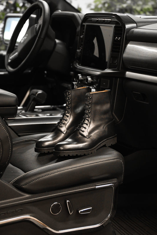 Snowdon Black Waterproof Side 'Commando' Crockett & Jones - Hammargruppen