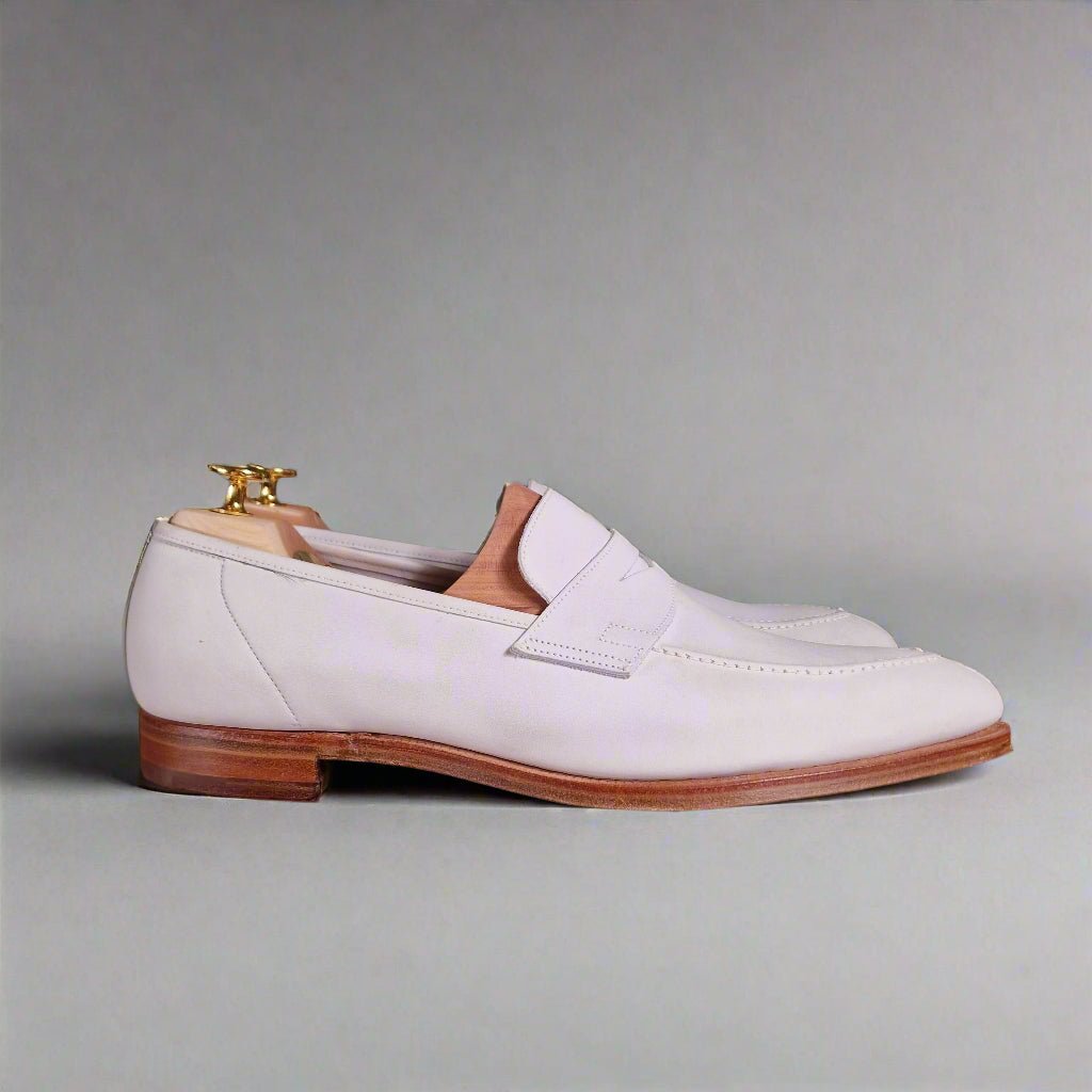 Teign White Nubuck (11E) Crockett & Jones - Hammargruppen