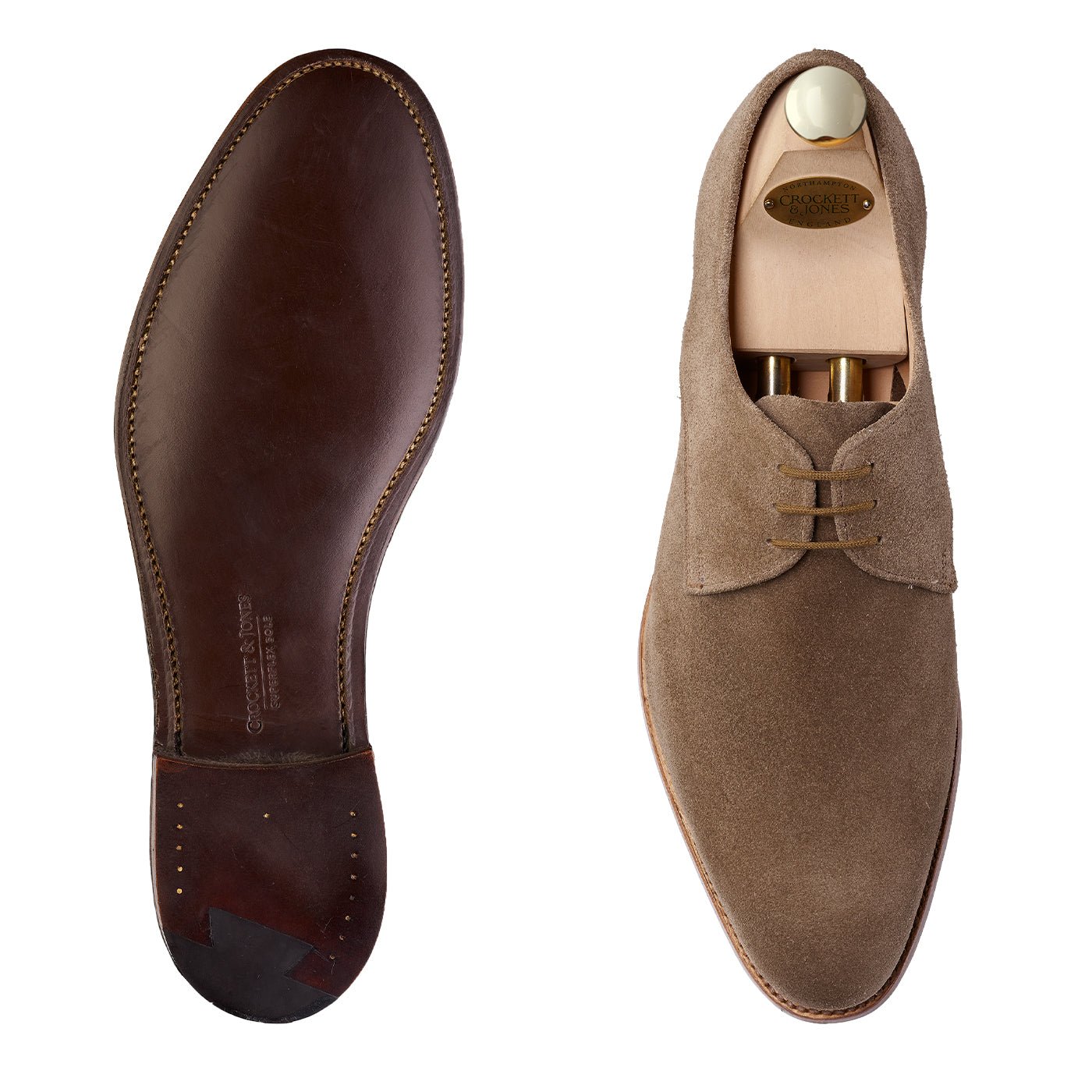 Waterford Khaki Suede 'Superflex' Crockett & Jones - Hammargruppen