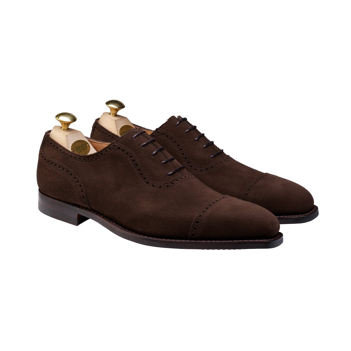 Westbourne Oxford, Dark Brown Suede ‘City’ Crockett & Jones - Hammargruppen