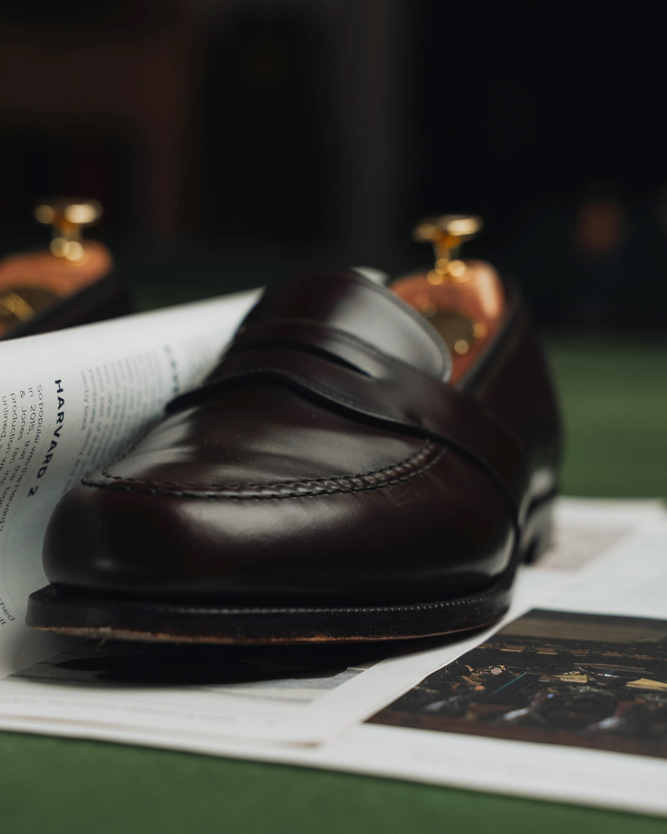 Yale Penny Loafer, Burgundy Cordovan, Crockett & Jones