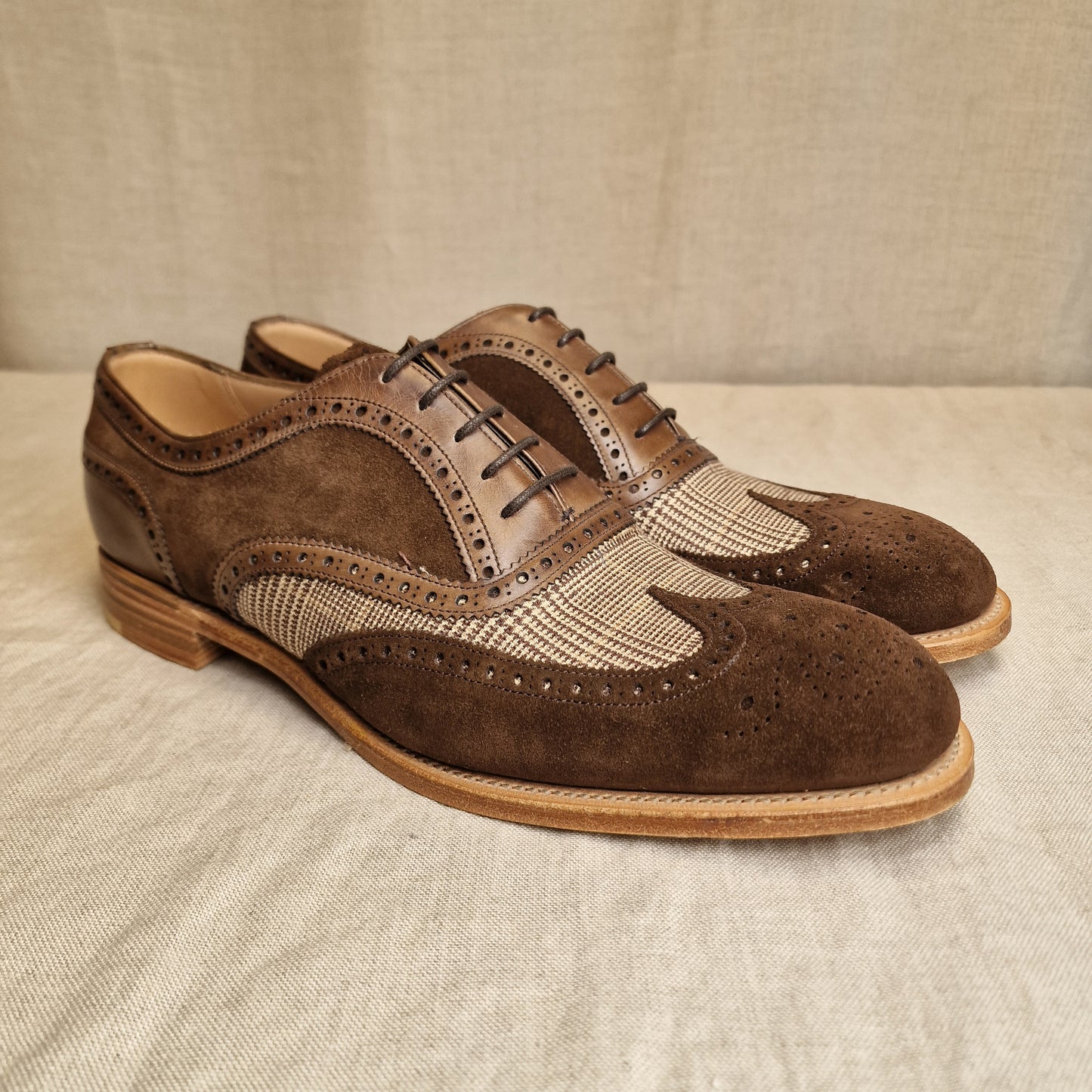 Ernest II Mocha/Plough/Deans suede (8F, 8.5F & 9F) Joseph Chenaey & Sons