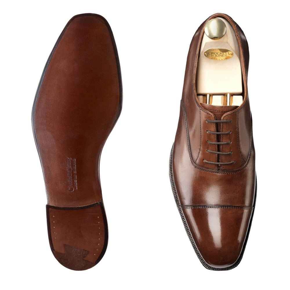 Audley Oxford, Dark Brown Calf, Crockett & Jones - Hammargruppen