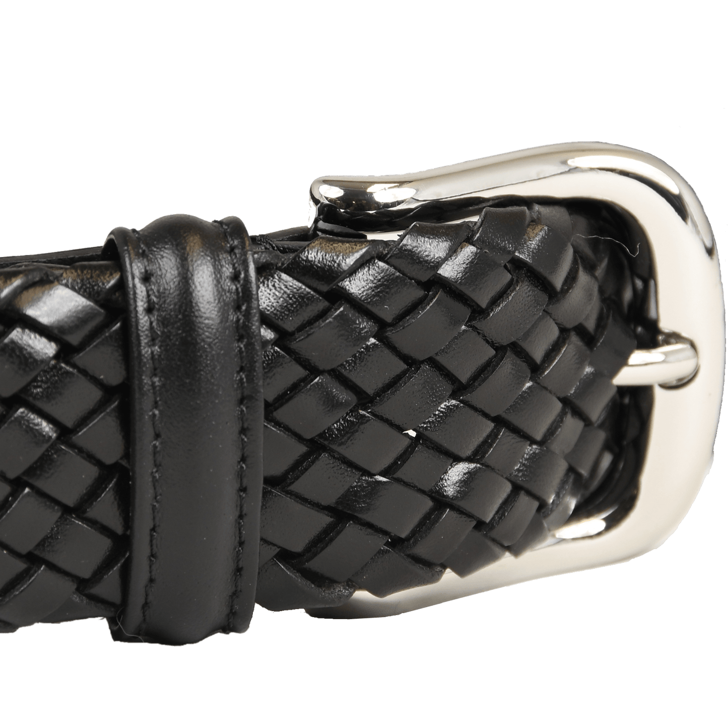 Bälte Black Woven Calf, Crockett & Jones - Hammargruppen