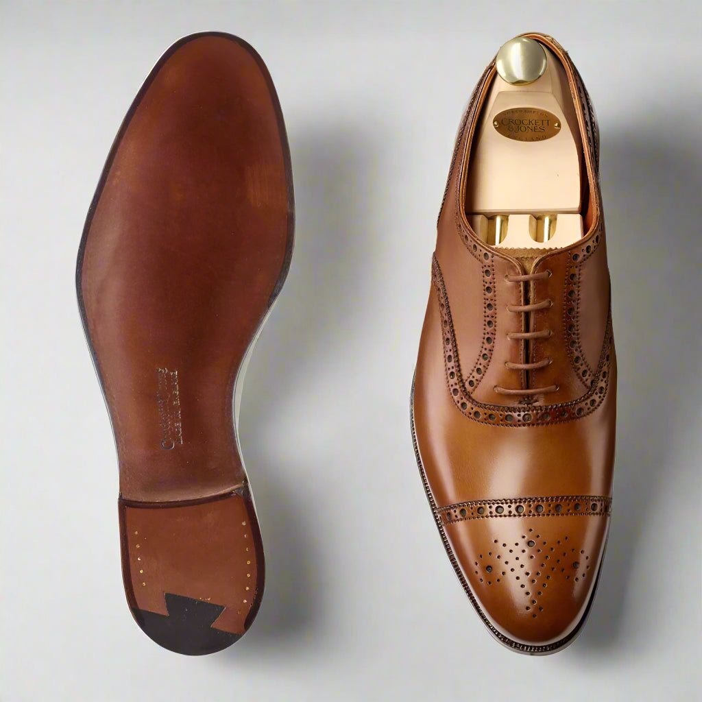 Barrington II Tan Antique Calf, Crockett & Jones - Hammargruppen