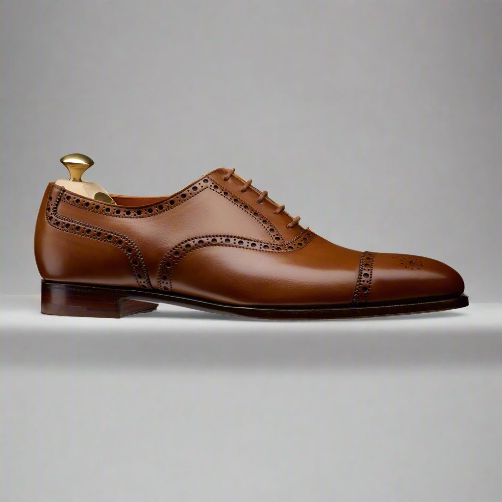 Barrington II Tan Antique Calf, Crockett & Jones - Hammargruppen