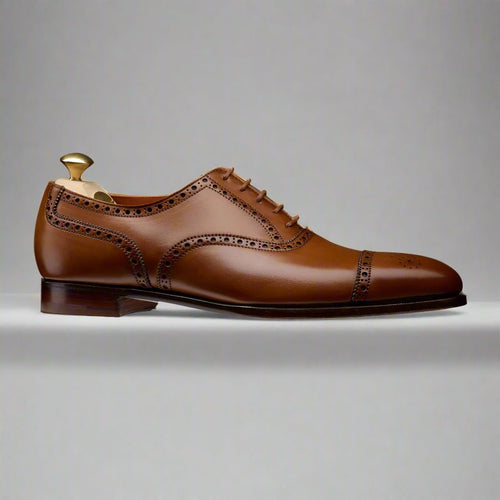 Barrington II Tan Antique Calf, Crockett & Jones - Hammargruppen