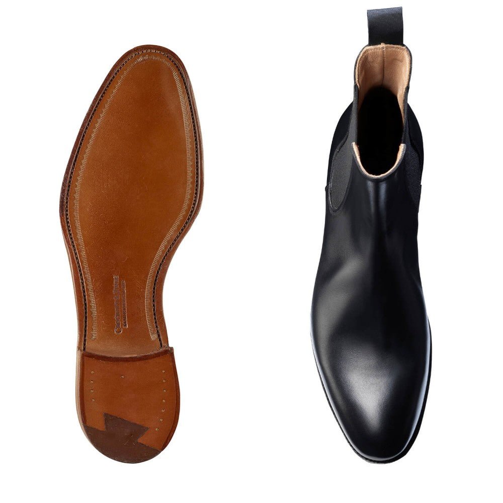 Bonnie Chelsea Boot, Black Calf, Crockett & Jones - Hammargruppen