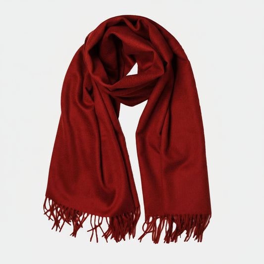 Cashmere sjal röd - Hammargruppen