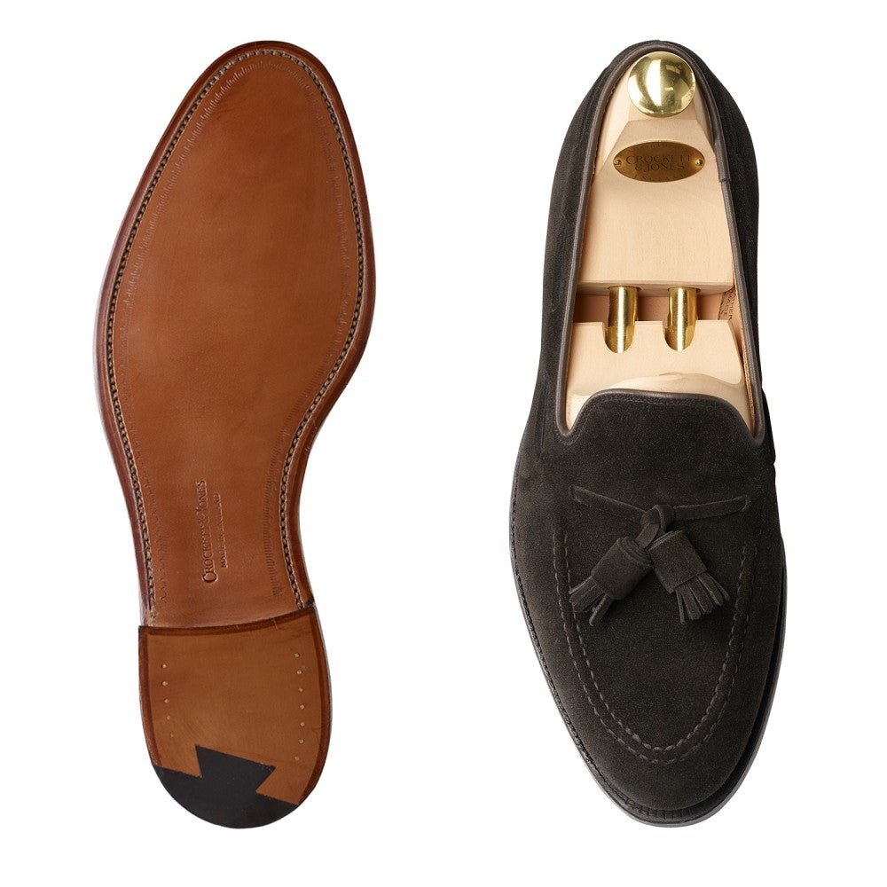 Cavendish II Black Calf Suede, Crockett & Jones - Hammargruppen