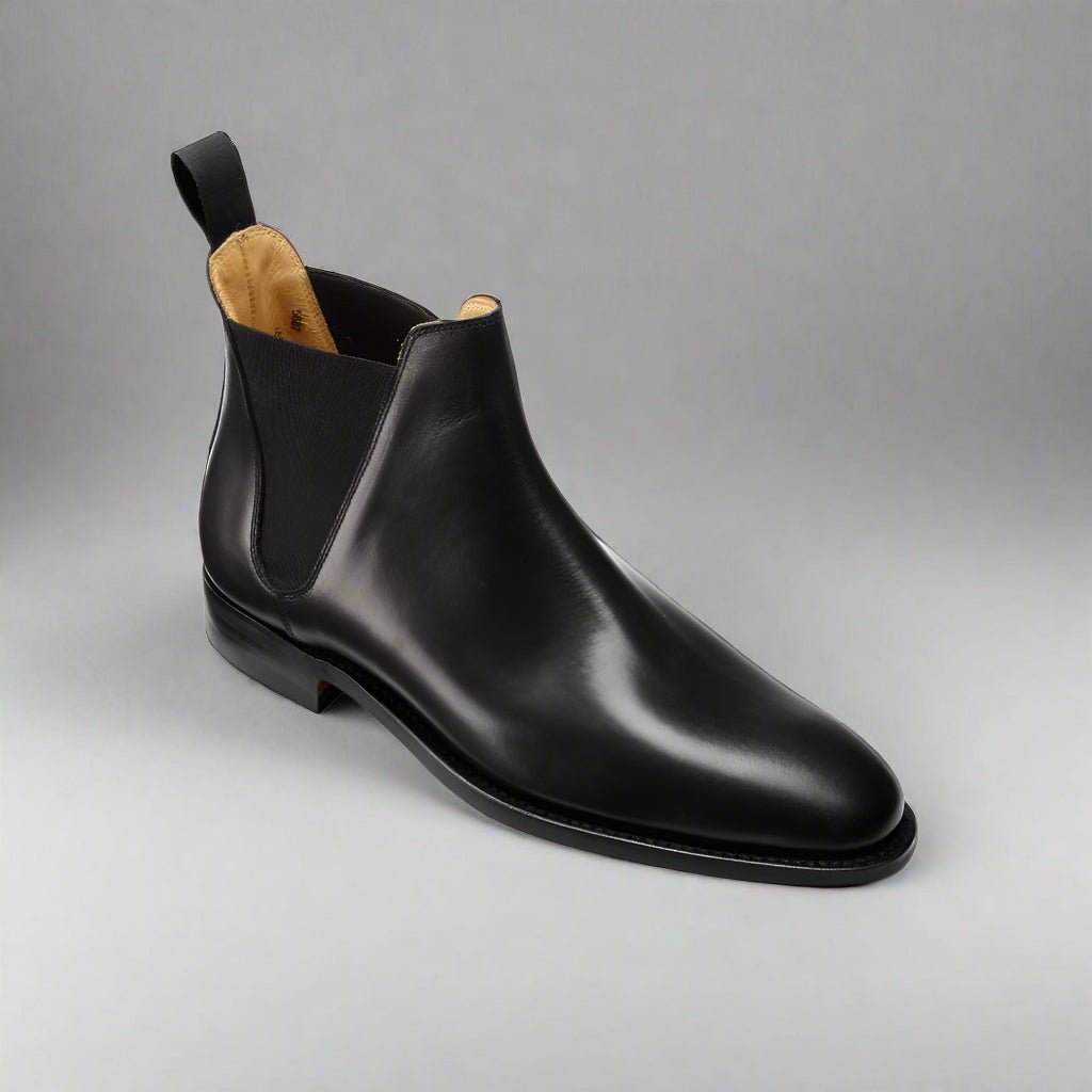 Chelsea 8 Boot, Black Calf 'Dainite' Crockett & Jones - Hammargruppen