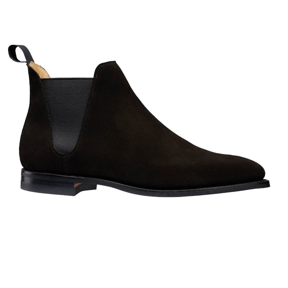 Chelsea 8 Boot, Black Suede ‘City’ Crockett & Jones - Hammargruppen