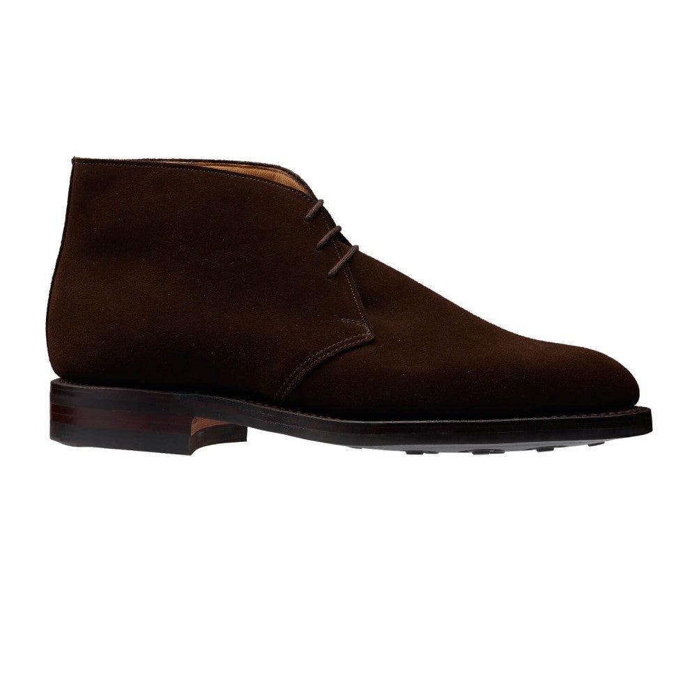 Chiltern Boot, Dark Brown Suede ‘Dainite’ Crockett & Jones - Hammargruppen