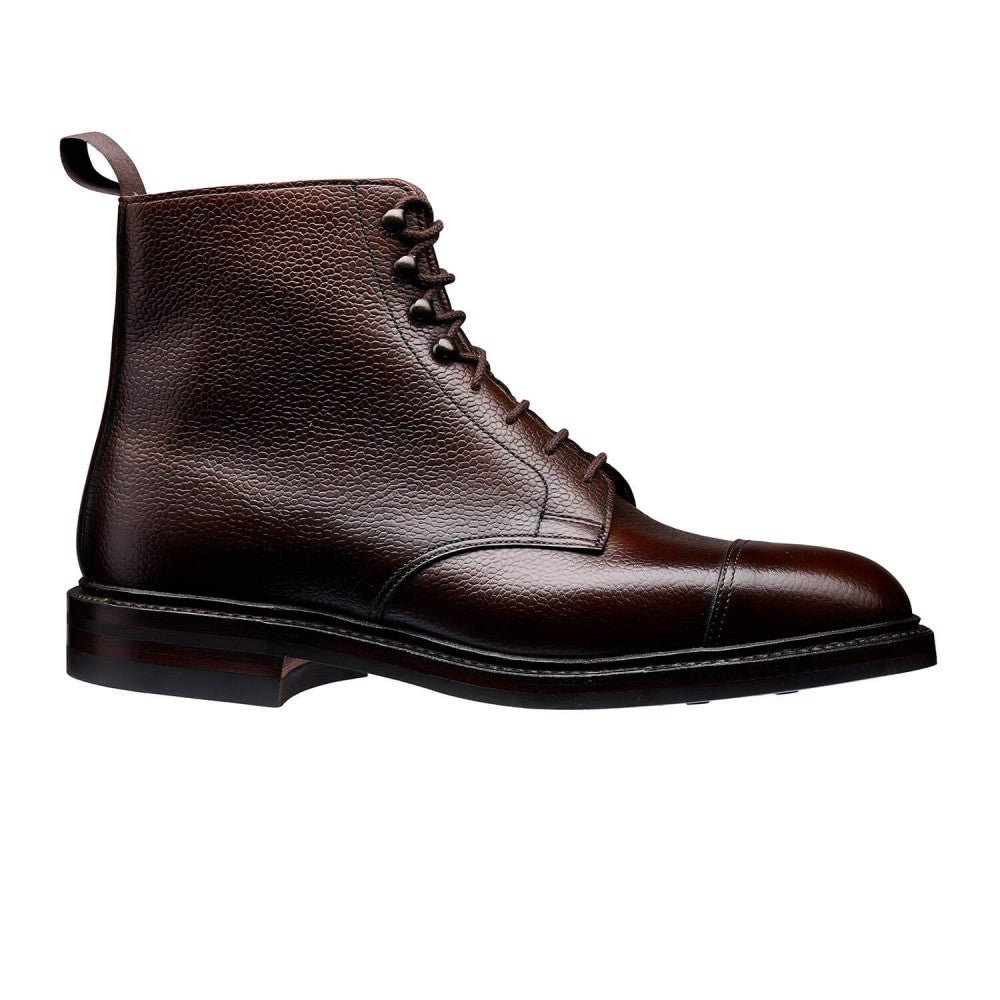 Coniston Derby Boot, Dark Brown Scotch Grain ‘Dainite’ Crockett & Jones - Hammargruppen