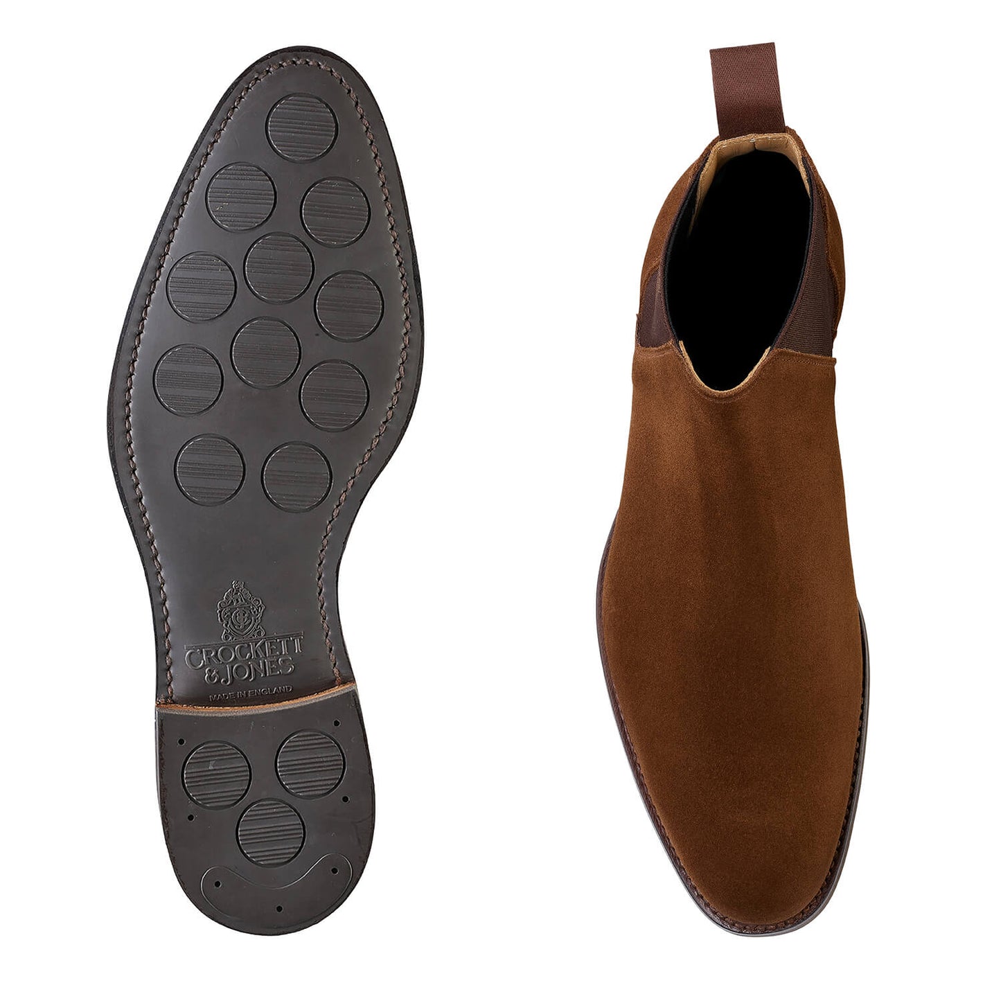 Cranton Chelsea Boot, Snuff Repello Suede ‘City’ (9E) Crockett & Jones - Hammargruppen