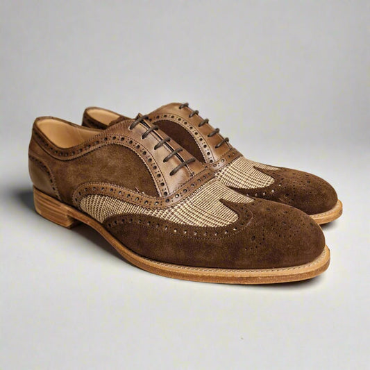 Ernest II Mocha/Plough/Deans Suede (8,5F & 9F) Joseph Cheaney & Sons - Hammargruppen