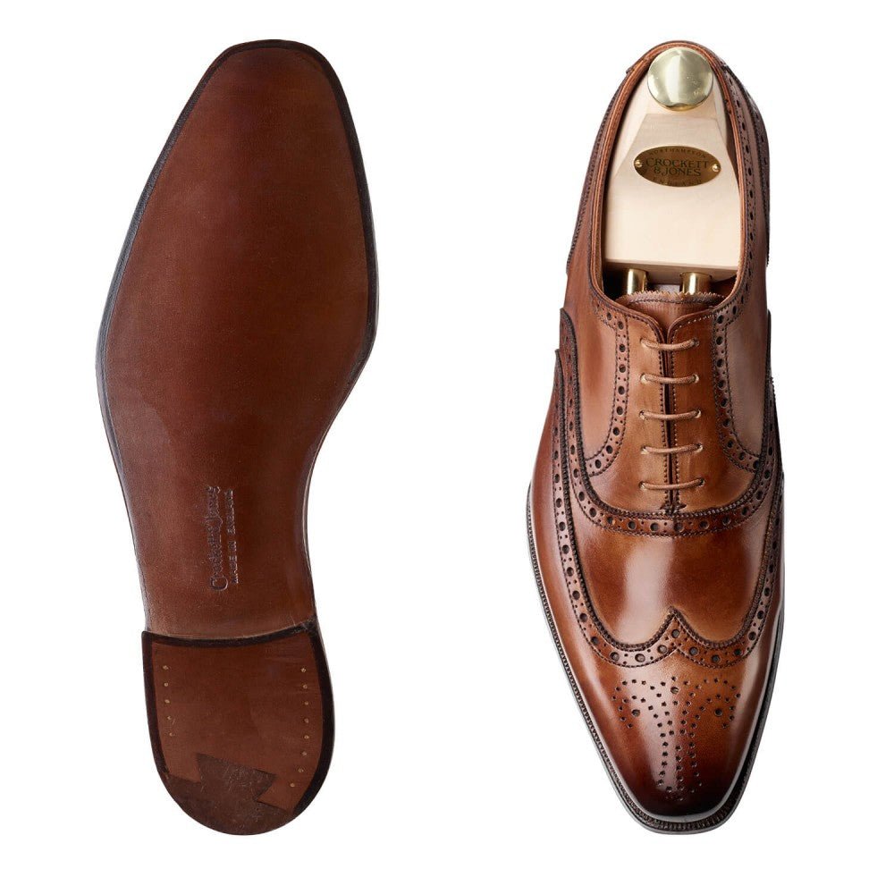 Fairford Tan Antique Calf (6E) Crockett & Jones - Hammargruppen