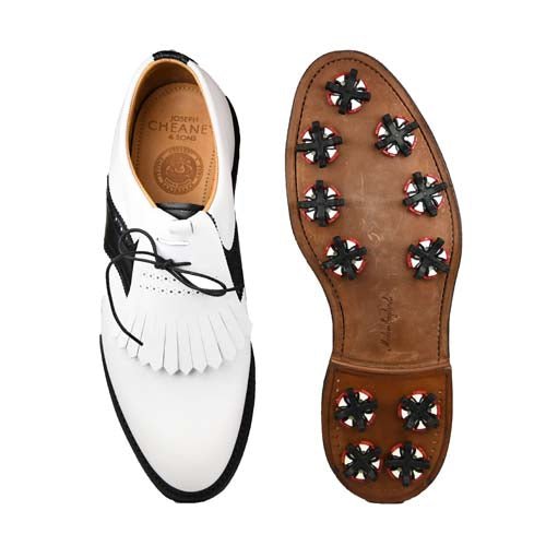 Golf Turnberry Black/White Calf, Joseph Cheaney & Sons - Hammargruppen