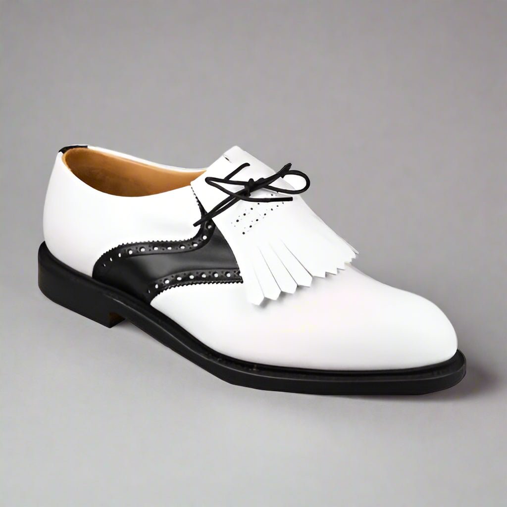 Golf Turnberry Black/White Calf, Joseph Cheaney & Sons - Hammargruppen