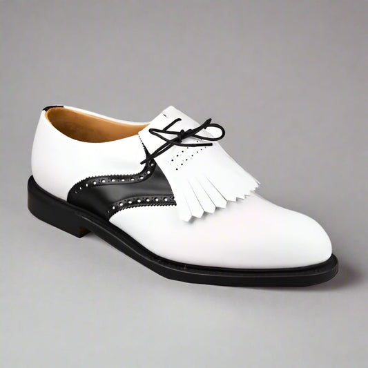 Golf Turnberry Black/White Calf, Joseph Cheaney & Sons - Hammargruppen