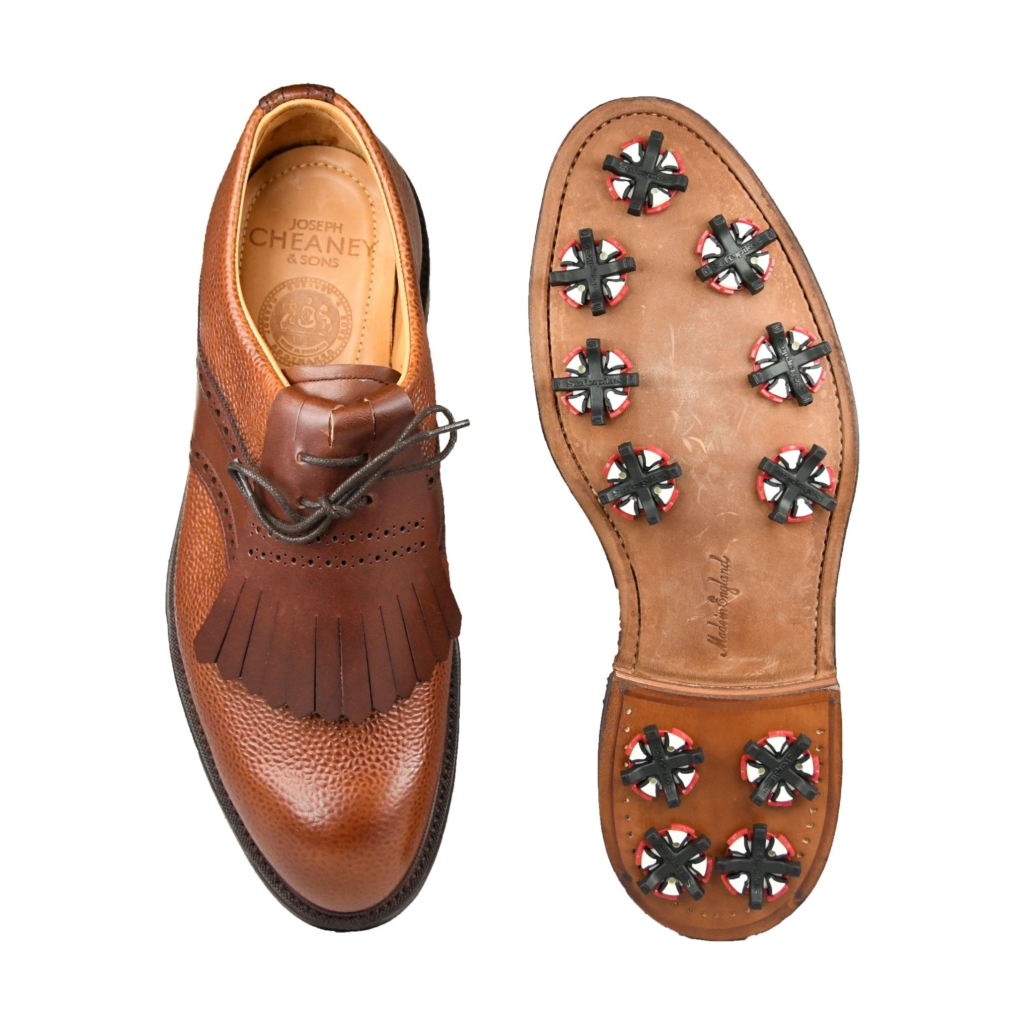 Golf Turnberry Brown Wax Calf, Joseph Cheaney & Sons - Hammargruppen