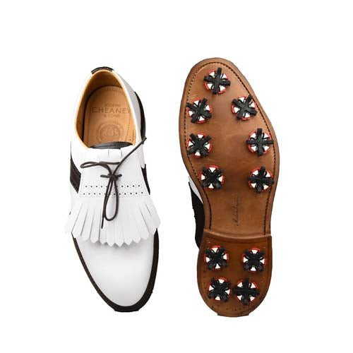 Golf Turnberry White/Brown Calf, Joseph Cheaney & Sons - Hammargruppen