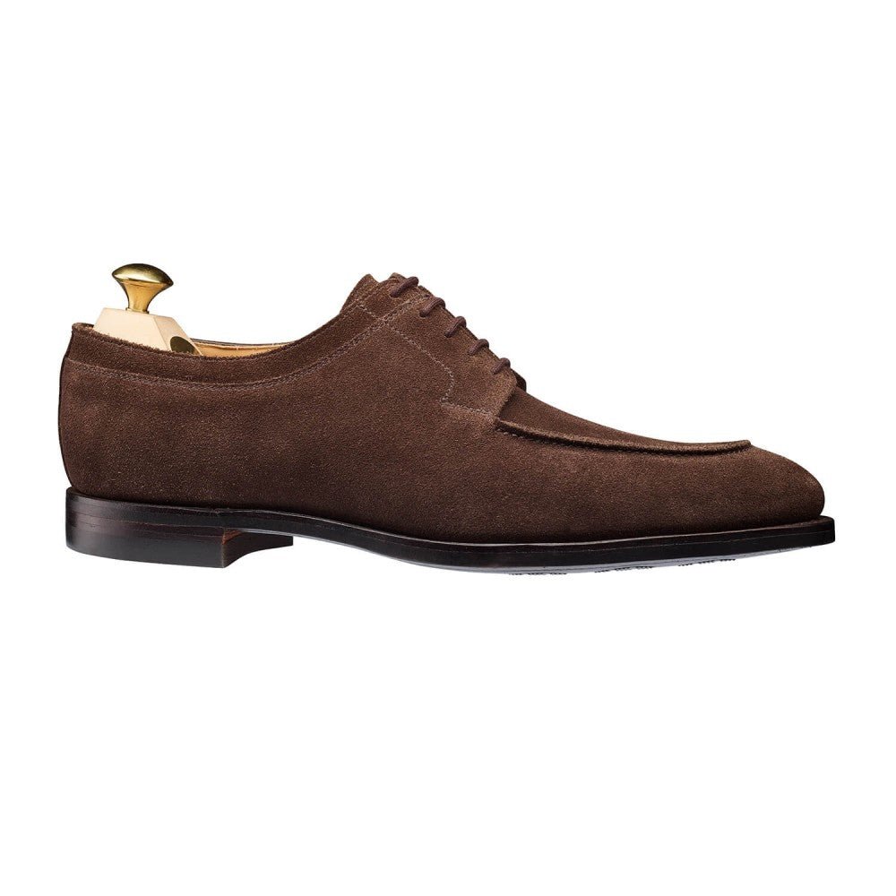 Hardwick Derby, Dark Brown Suede ‘City’ Crockett & Jones - Hammargruppen