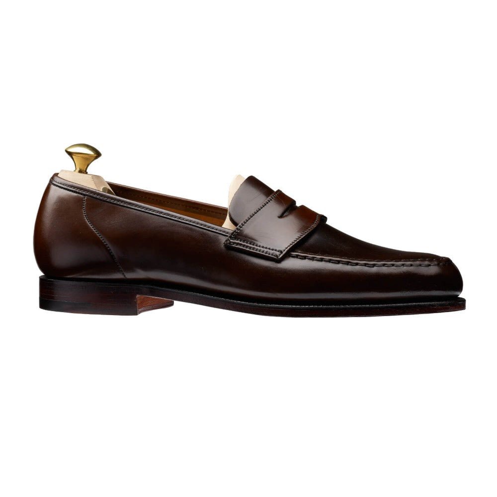 Harvard Penny Loafer, Dark Brown Cordovan, Crockett & Jones - Hammargruppen