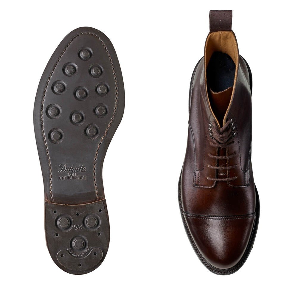 Jane Boot, Dark Brown Burnished Calf 'Dainite' Crockett & Jones - Hammargruppen