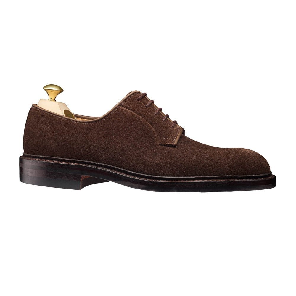 Lanark 3 Derby, Dark Brown Suede ‘Dainite’ Crockett & Jones - Hammargruppen