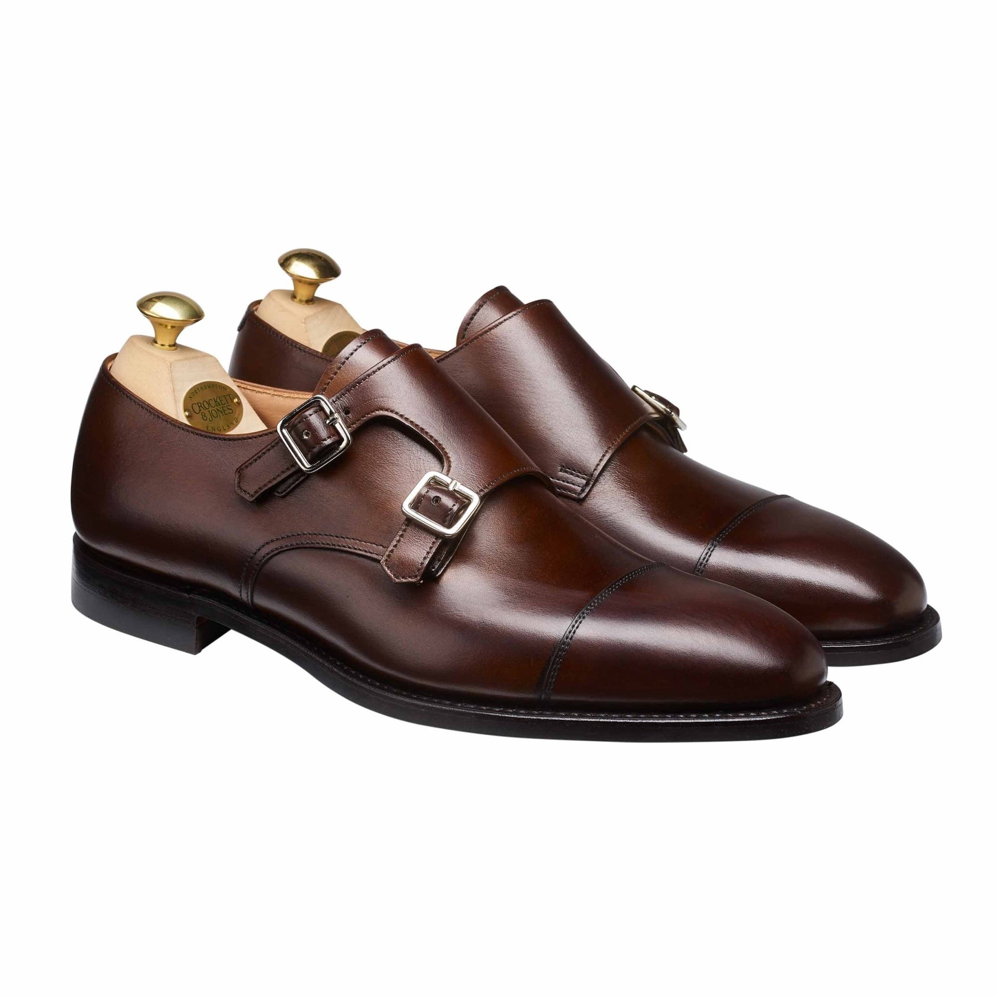 Lowndes 4 Monk Strap, Dark Brown Calf ‘City’ Crockett & Jones - Hammargruppen