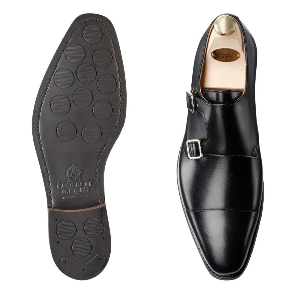 Lowndes Monk Strap, Black Calf ‘City’ Crockett & Jones - Hammargruppen