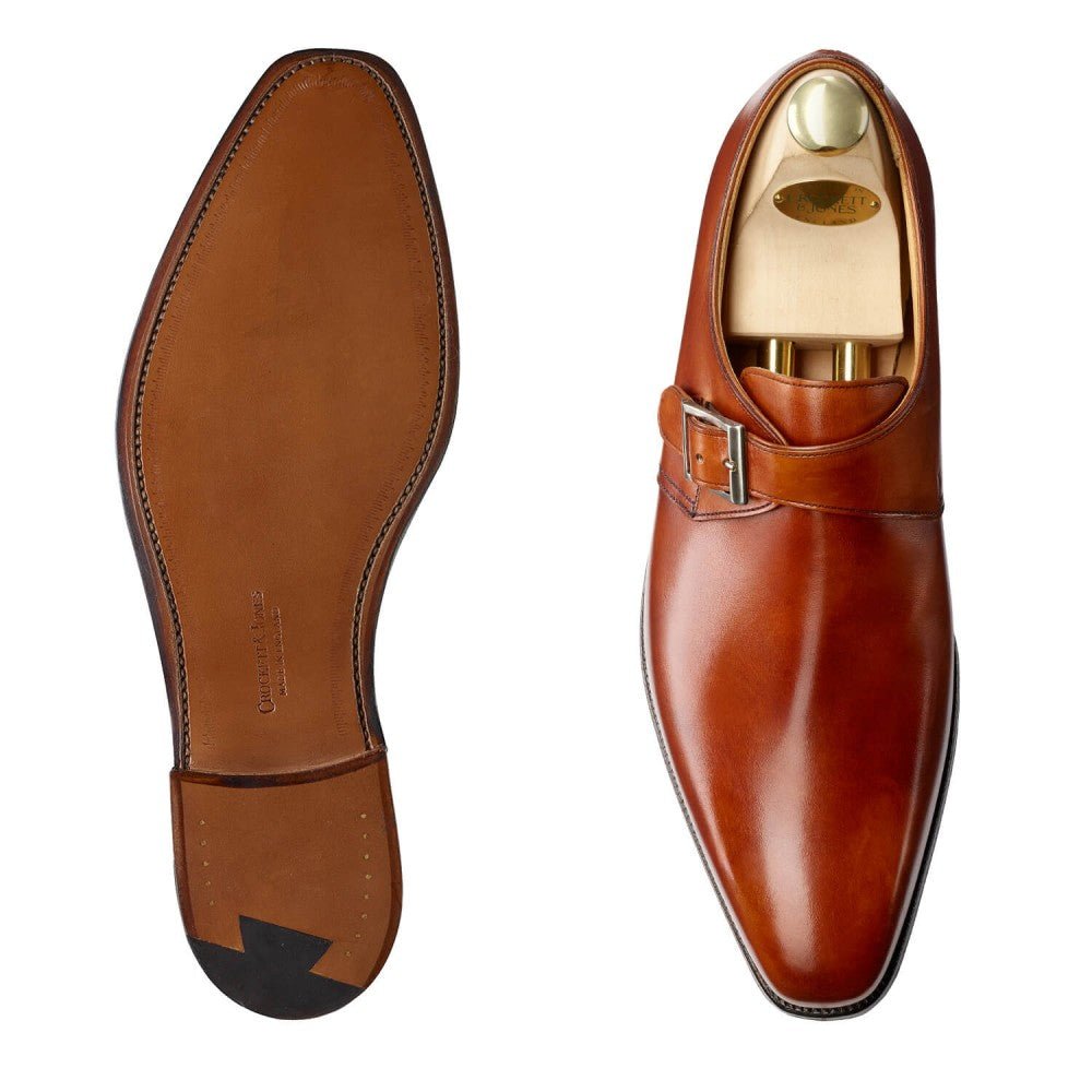 Monkton Chestnut Burnished Calf, Crockett & Jones - Hammargruppen