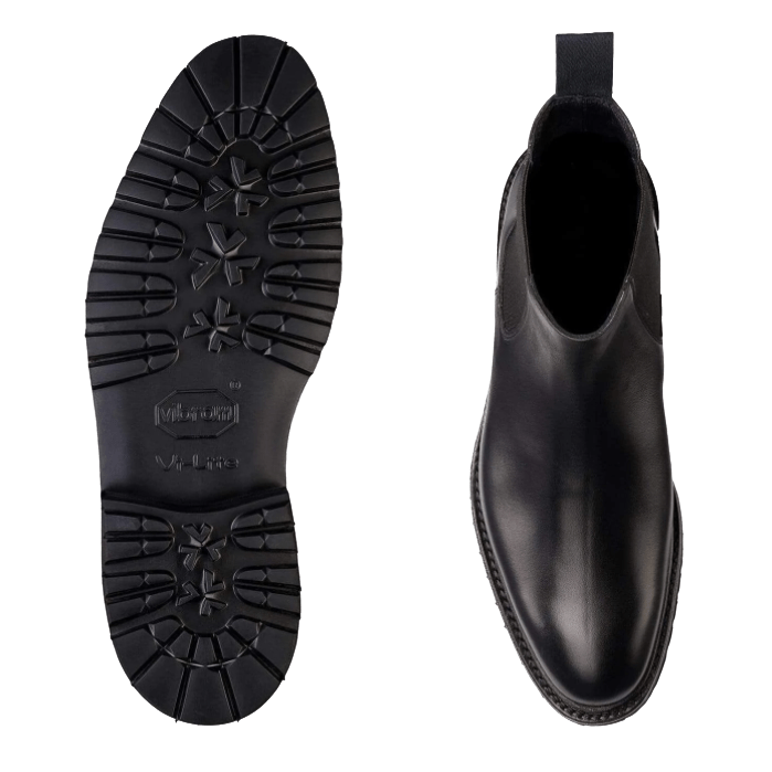 Poppy Boot, Black 'Vibram' Crockett & Jones - Hammargruppen